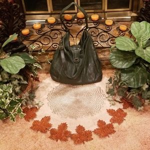 Gianni Notaro Leather Hobo Bag
